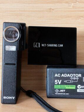 Sony NSC-GC1 Net-Sharing Cam Black 5MP Digital Camera Video Recorder Tested